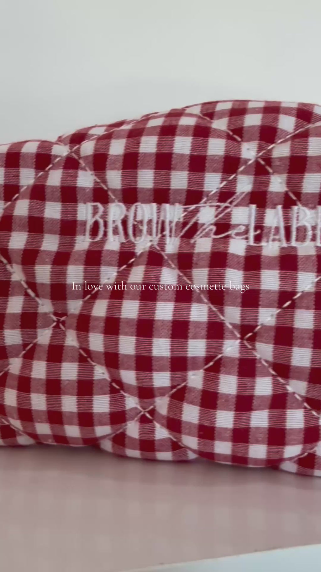 THE "CHEEKY" COSMETIC TRAVEL BAG