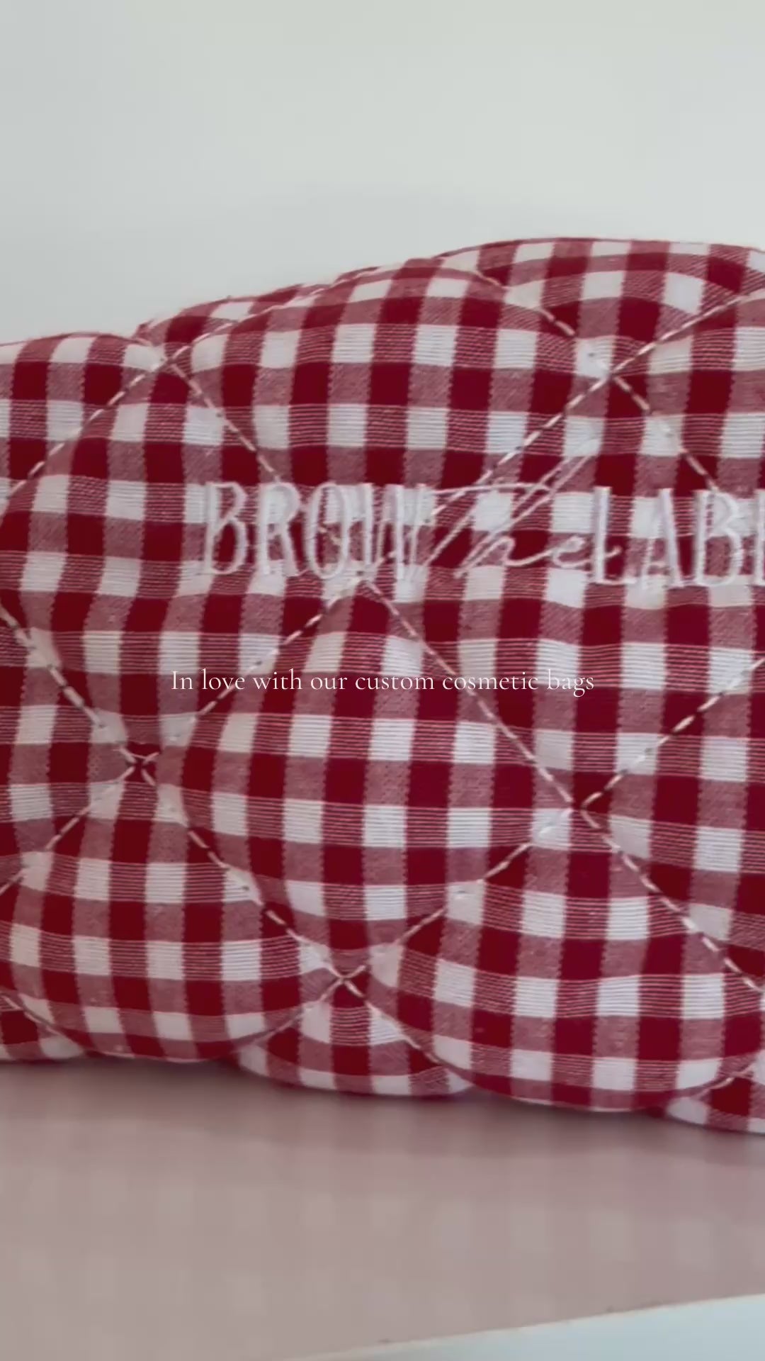 THE "CHEEKY" COSMETIC TRAVEL BAG